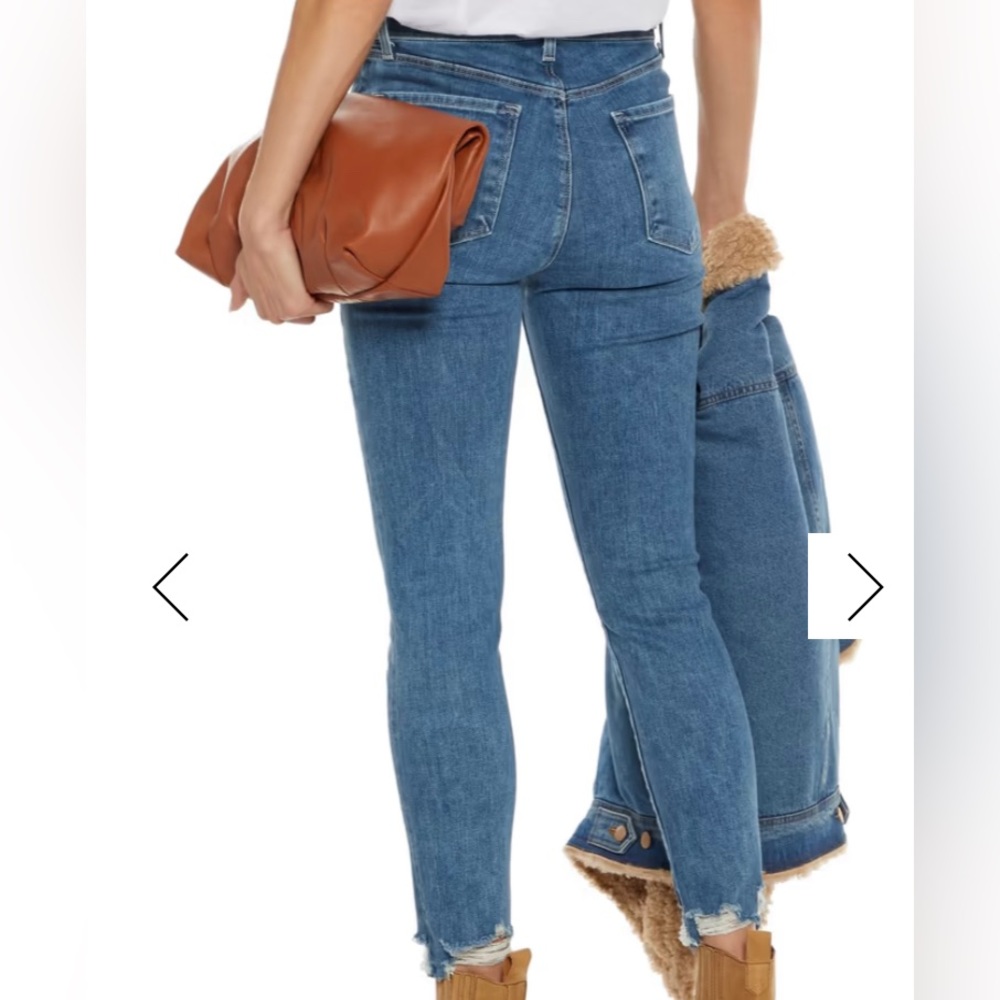 JBrand Alana distressed mid-rise skinny jeans - Picture 2 of 5